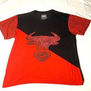 Fresh Laundry Bulls Black N Red 3XL Graphic Shirt